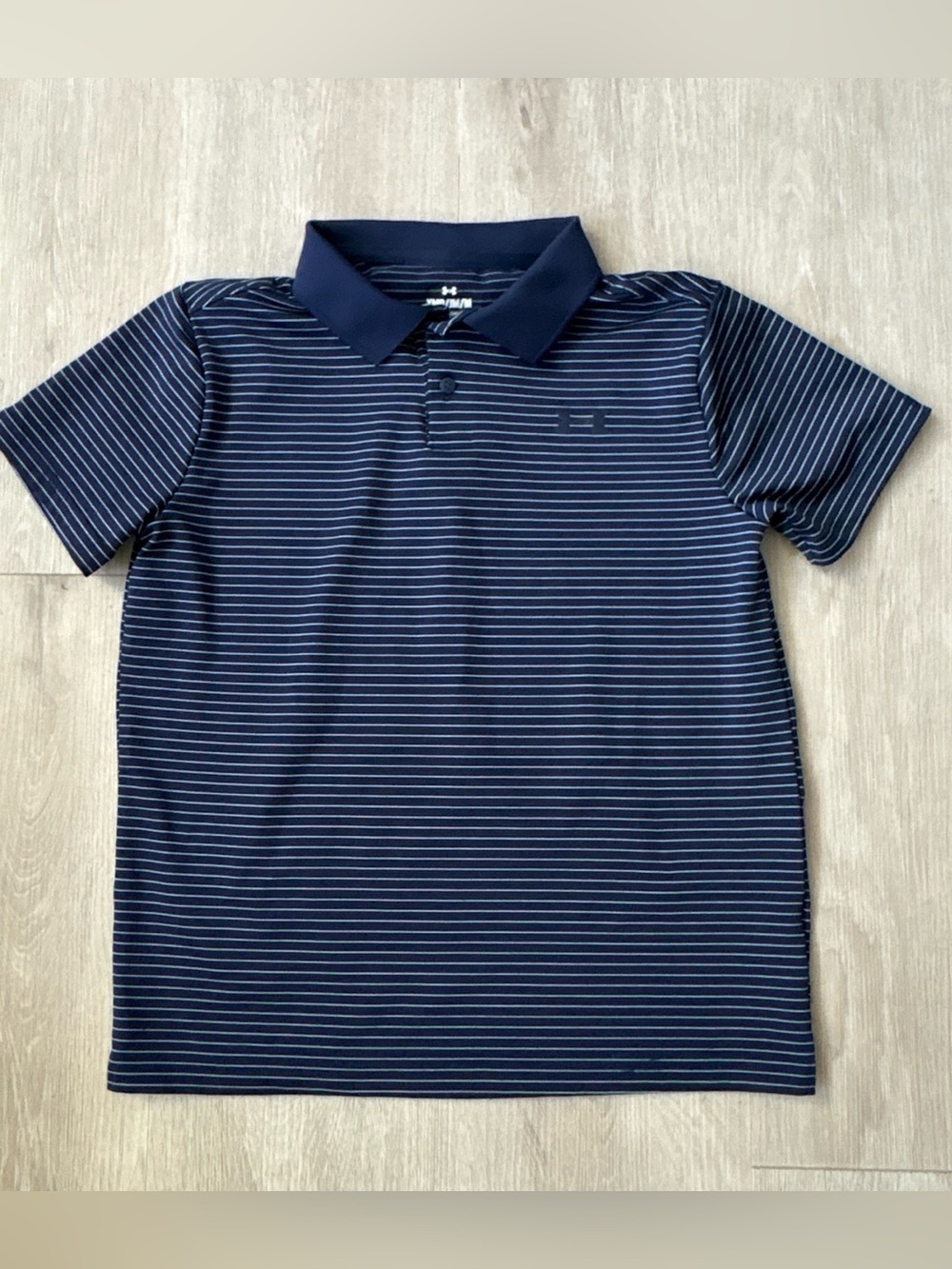 Youth/medium Under Armour Performance Stripe polo shirt
